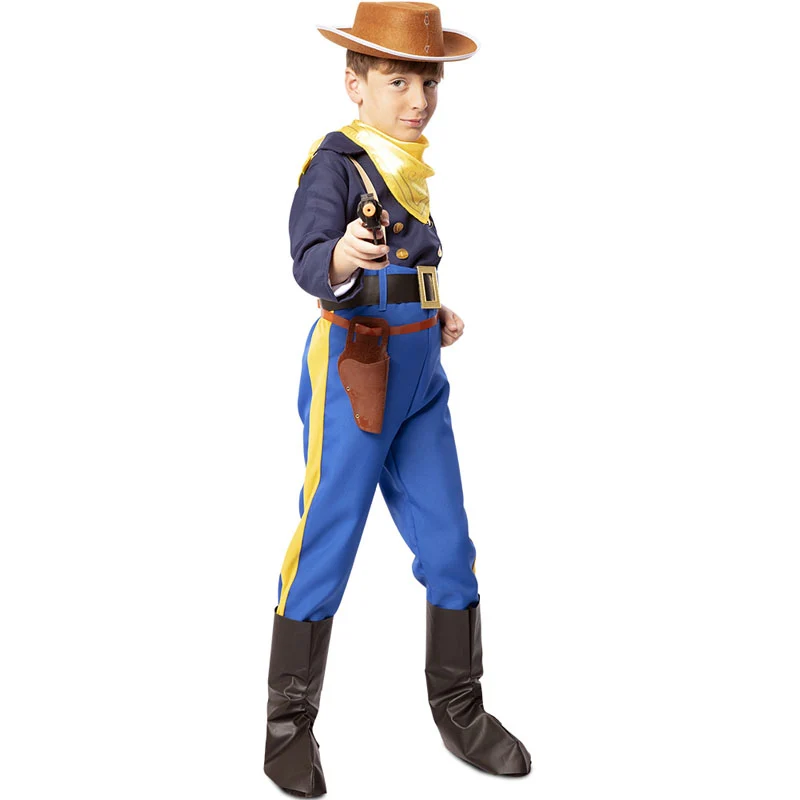 Disfraz de Vaquero John Wayne para niño - Imagen 2